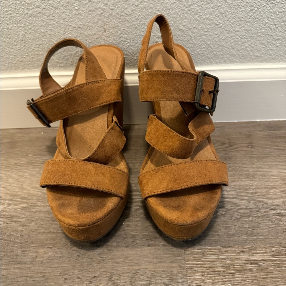 Target Wedge Sandals Copper Size 7